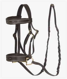 LeMieux Hobby Horse Hunter Trense - Brun